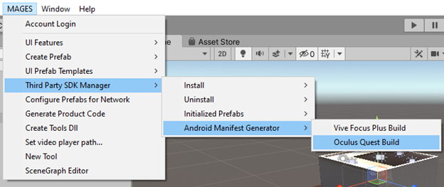 Third Party SDK Manager - XR Plugin Management