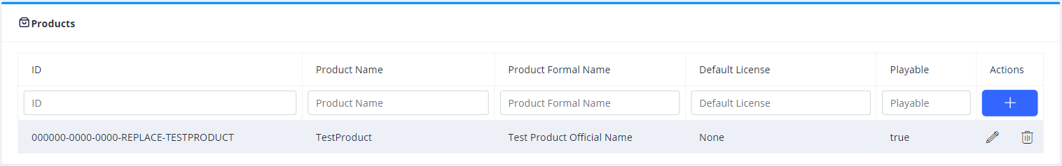 Portal List Products