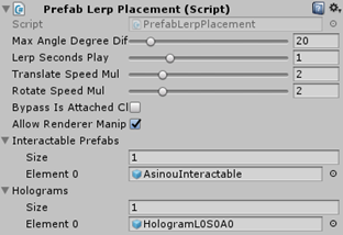 Prefab Lerp Placement”