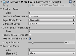 Prefab Remove With Tools